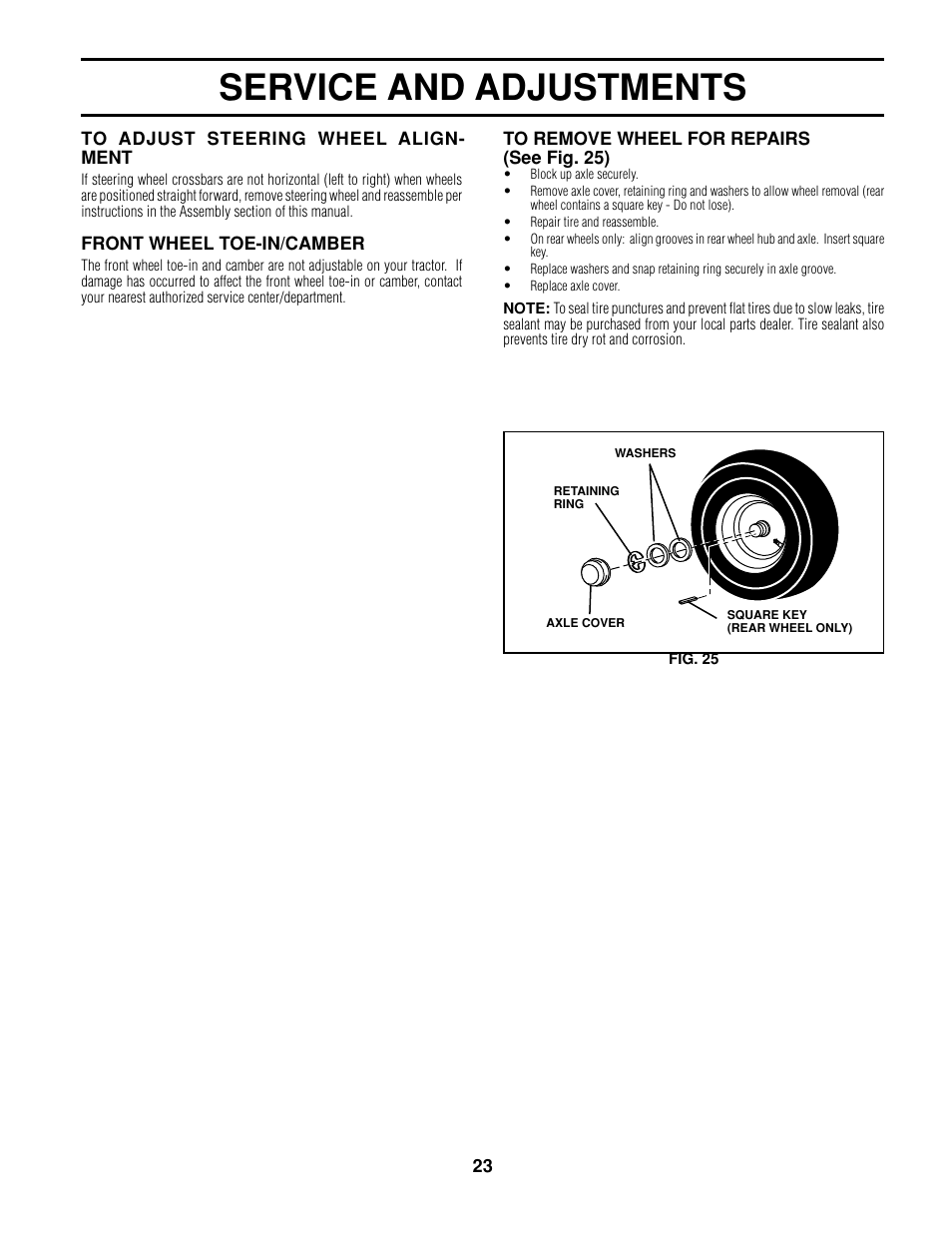 Service and adjustments | Poulan 161608 User Manual | Page 23 / 51