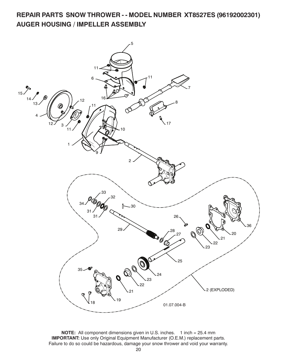 Poulan 422073 User Manual | Page 20 / 40
