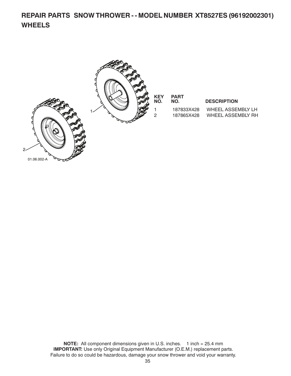 Poulan 422073 User Manual | Page 35 / 40