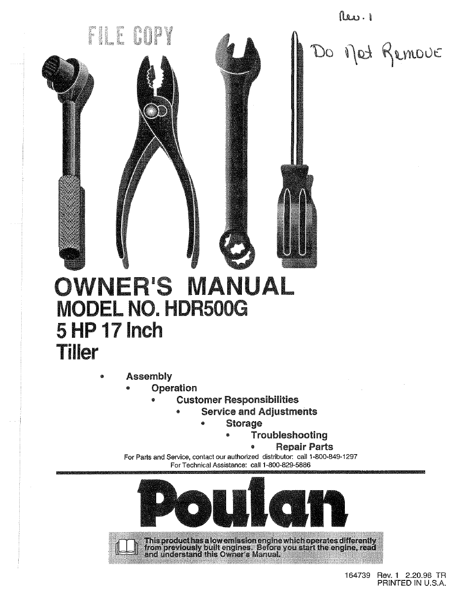 Poulan 164739 User Manual | 28 pages