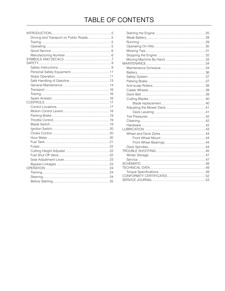 Poulan Pro 461ZX_966681801 LAWN TRACTOR User Manual | Page 3 / 60