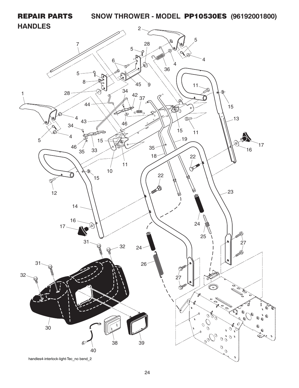 Poulan 414659 User Manual | Page 24 / 32
