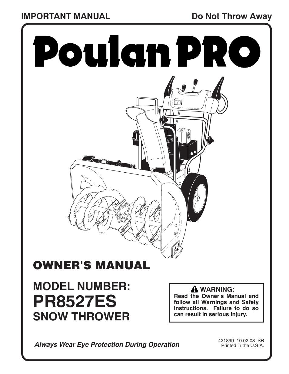 Poulan 96192001706 User Manual | 40 pages