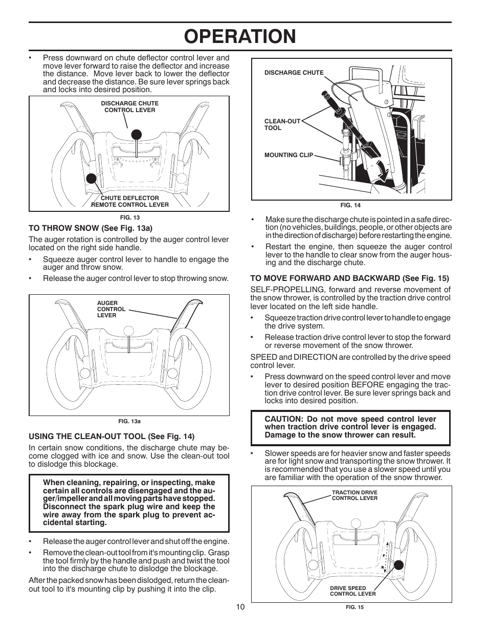 Operation | Poulan 96192001706 User Manual | Page 10 / 40