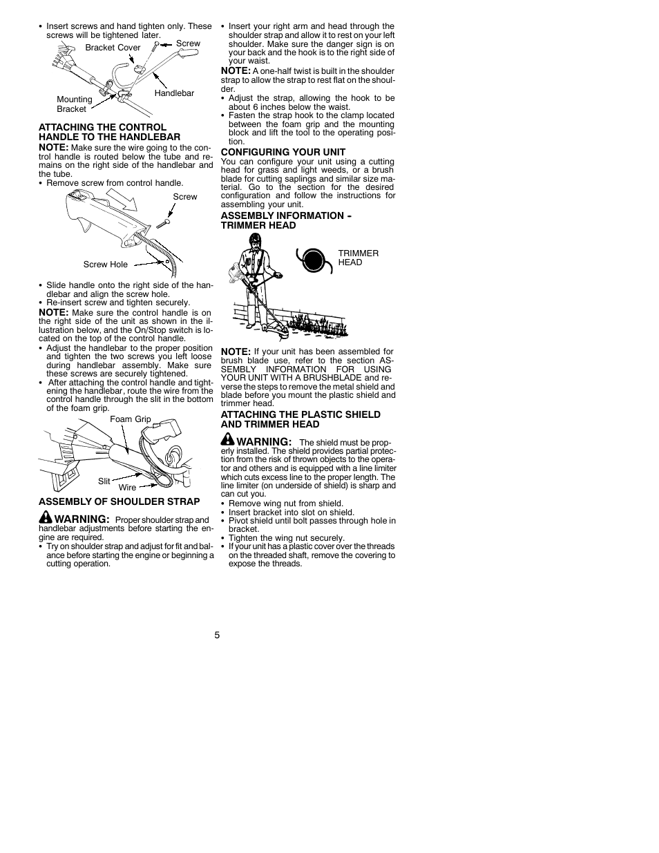 Poulan 530088847 User Manual | Page 5 / 12