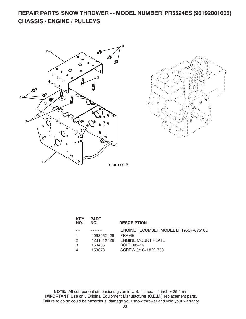 Poulan 421283 User Manual | Page 33 / 40