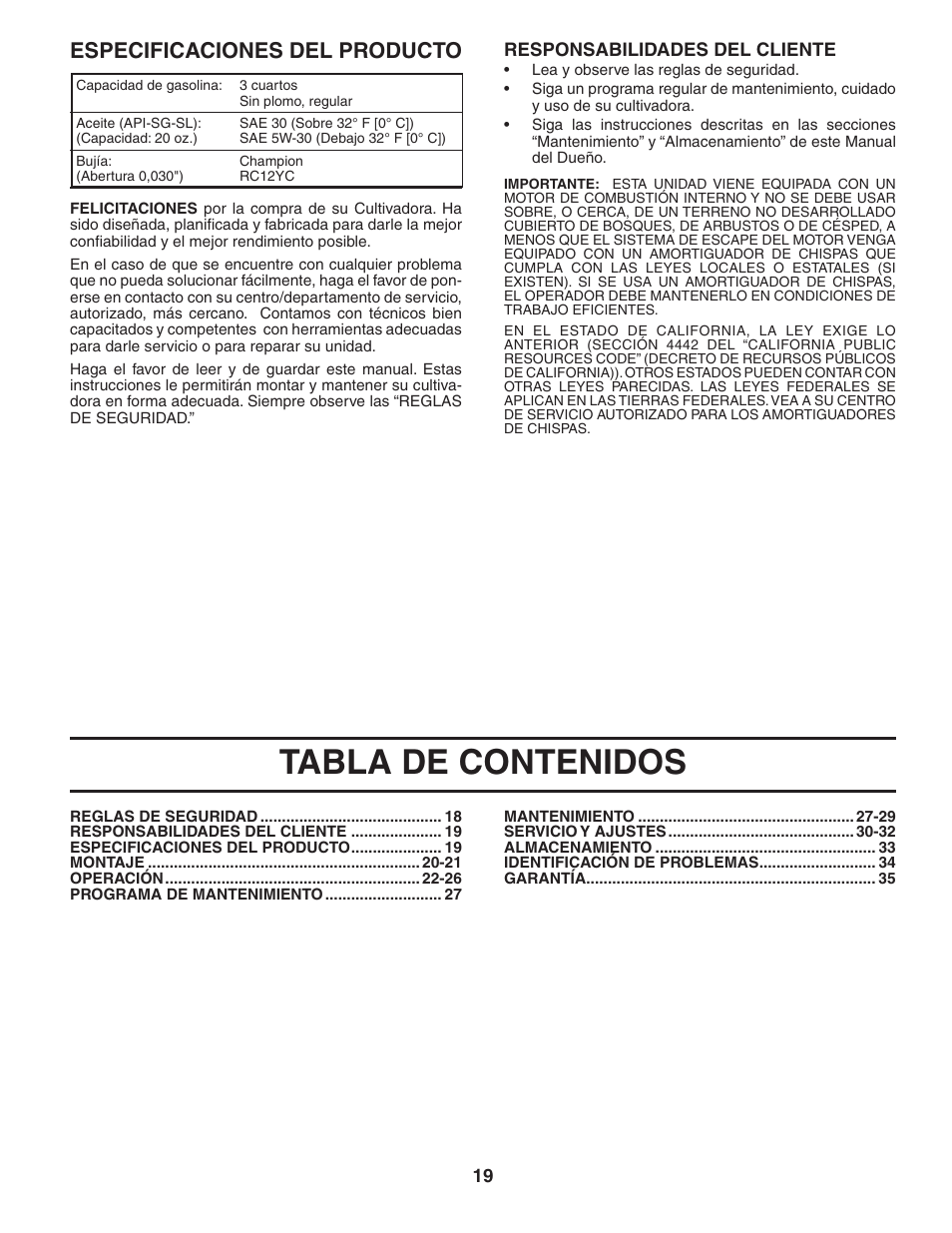 Poulan HDF550 User Manual | Page 19 / 36