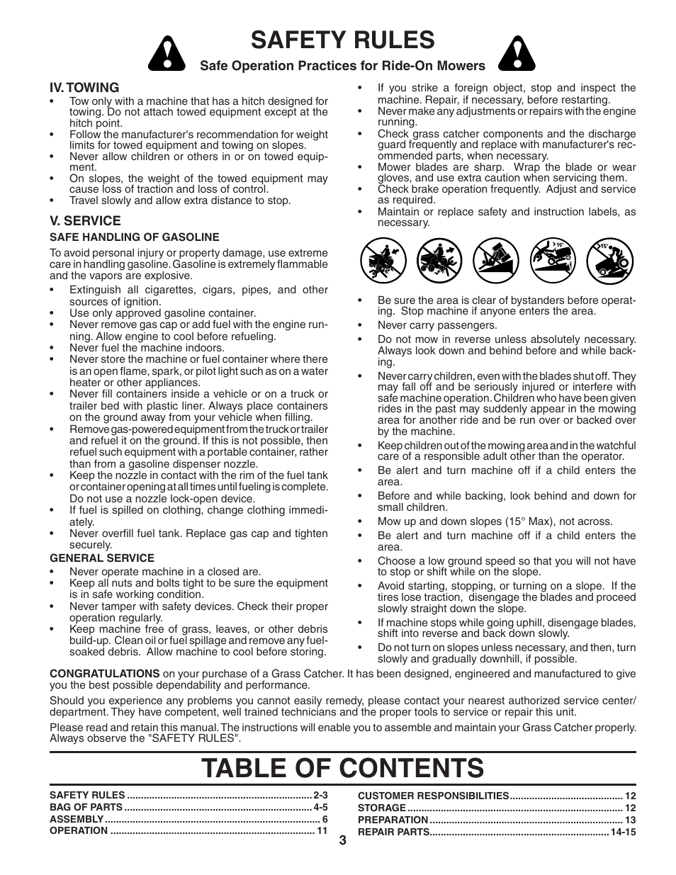 Poulan C36C User Manual | Page 3 / 17