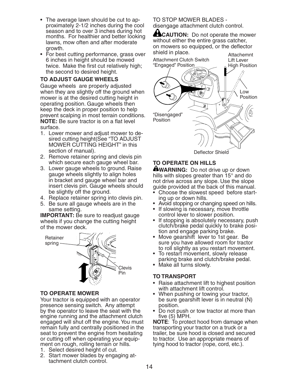 Poulan 192362 User Manual | Page 14 / 29