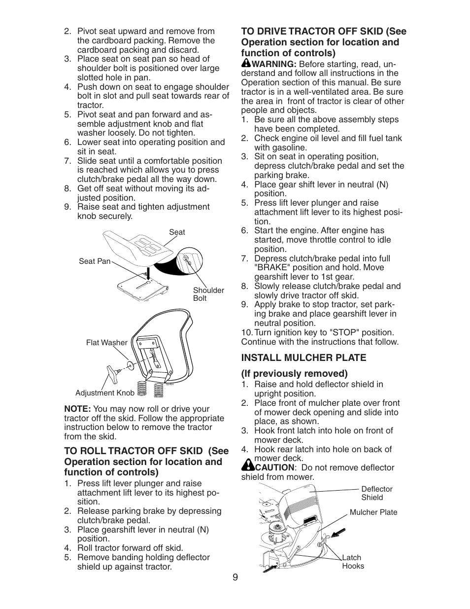 Poulan 192362 User Manual | Page 9 / 29