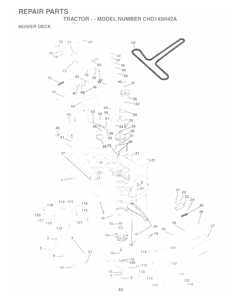 Repair parts, Iv10 | Poulan 157257 User Manual | Page 40 / 48