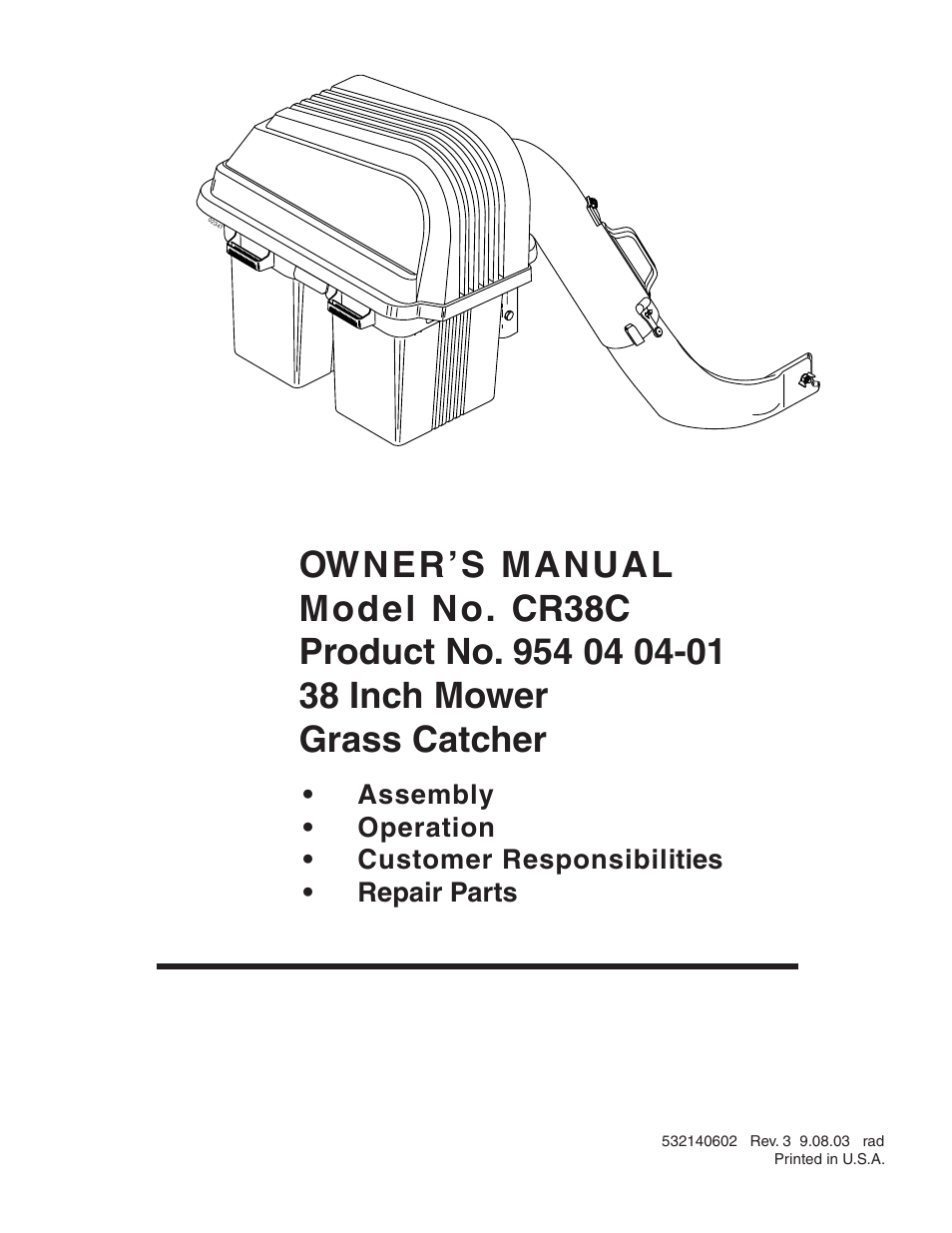 Poulan CR38C User Manual | 15 pages