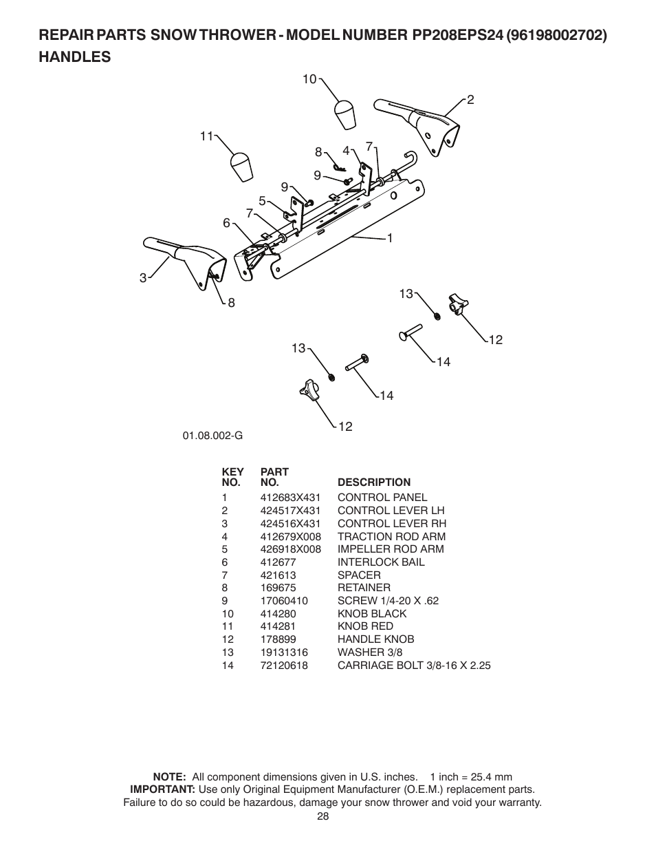 Poulan 435999 User Manual | Page 28 / 40