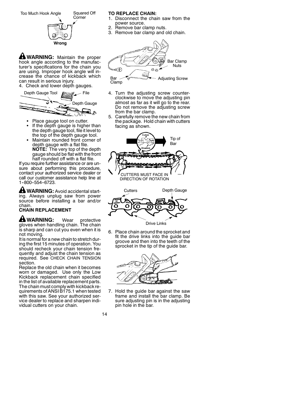 Poulan 115259826 User Manual | Page 14 / 17