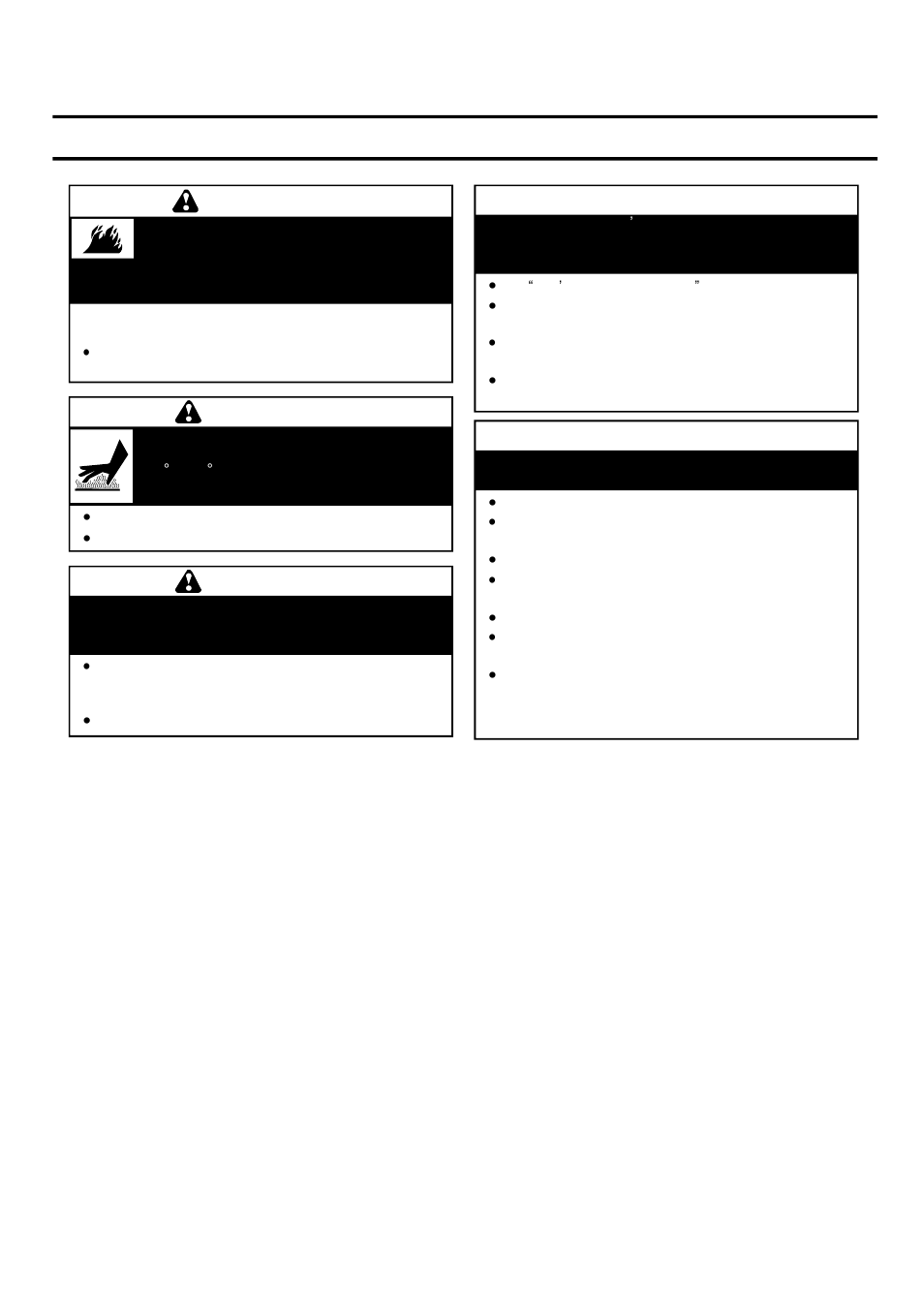 Safety rules, Warning, Caution | Poulan Pro PP4300 User Manual | Page 4 / 28