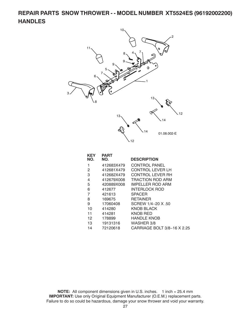 Poulan 96192002200 User Manual | Page 27 / 40