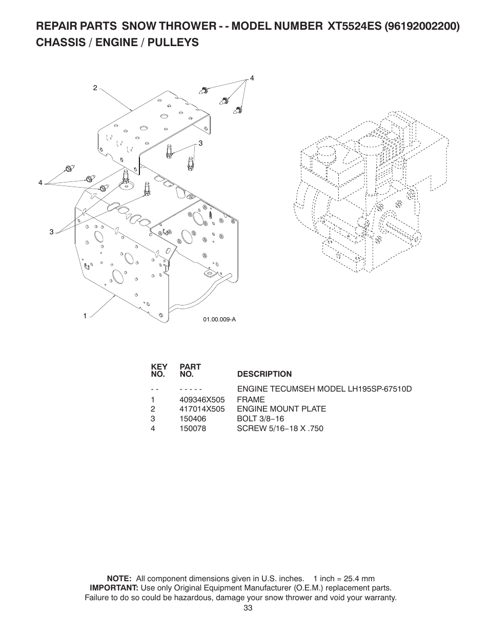 Poulan 96192002200 User Manual | Page 33 / 40