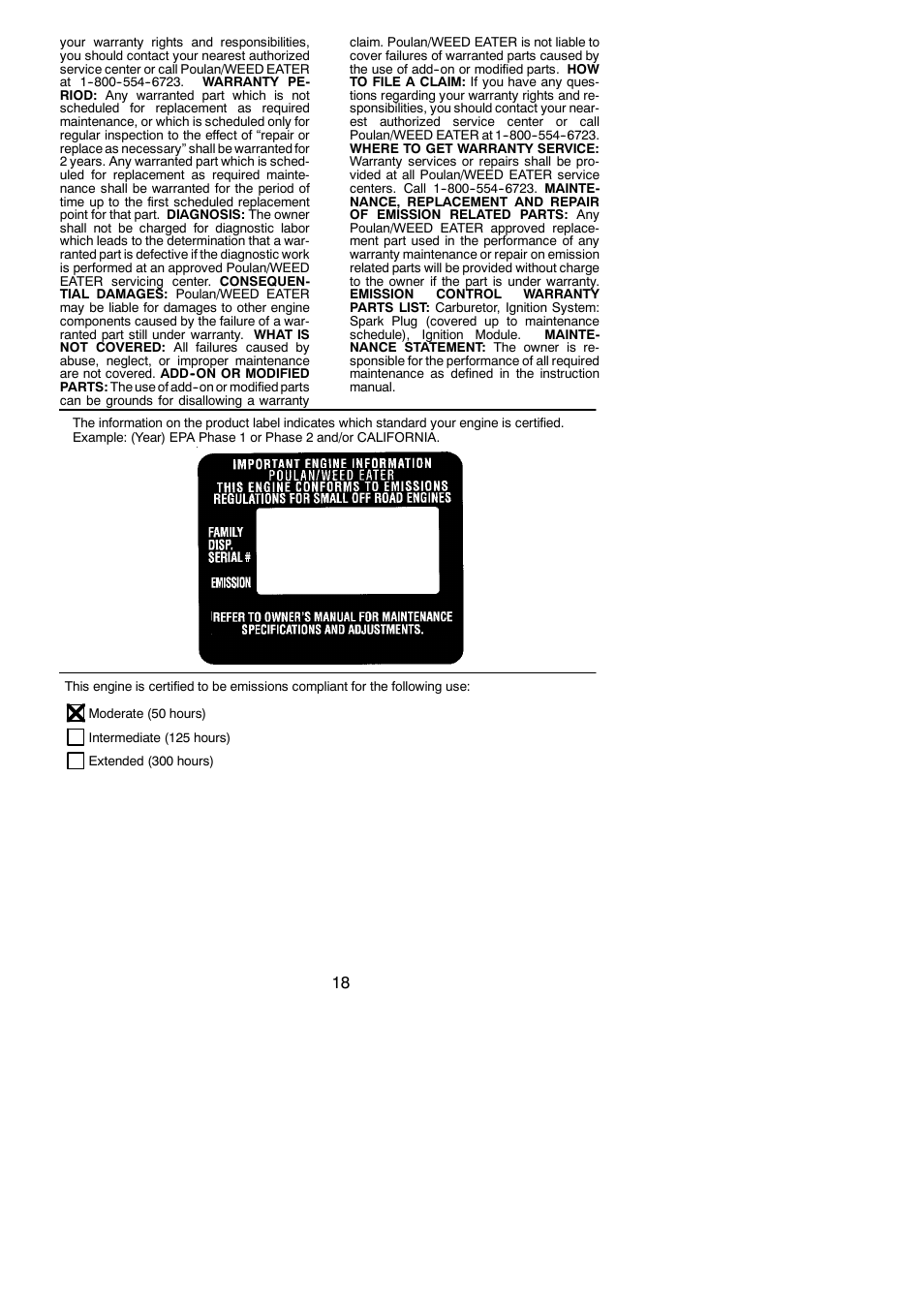 Poulan 545123578 User Manual | Page 18 / 18