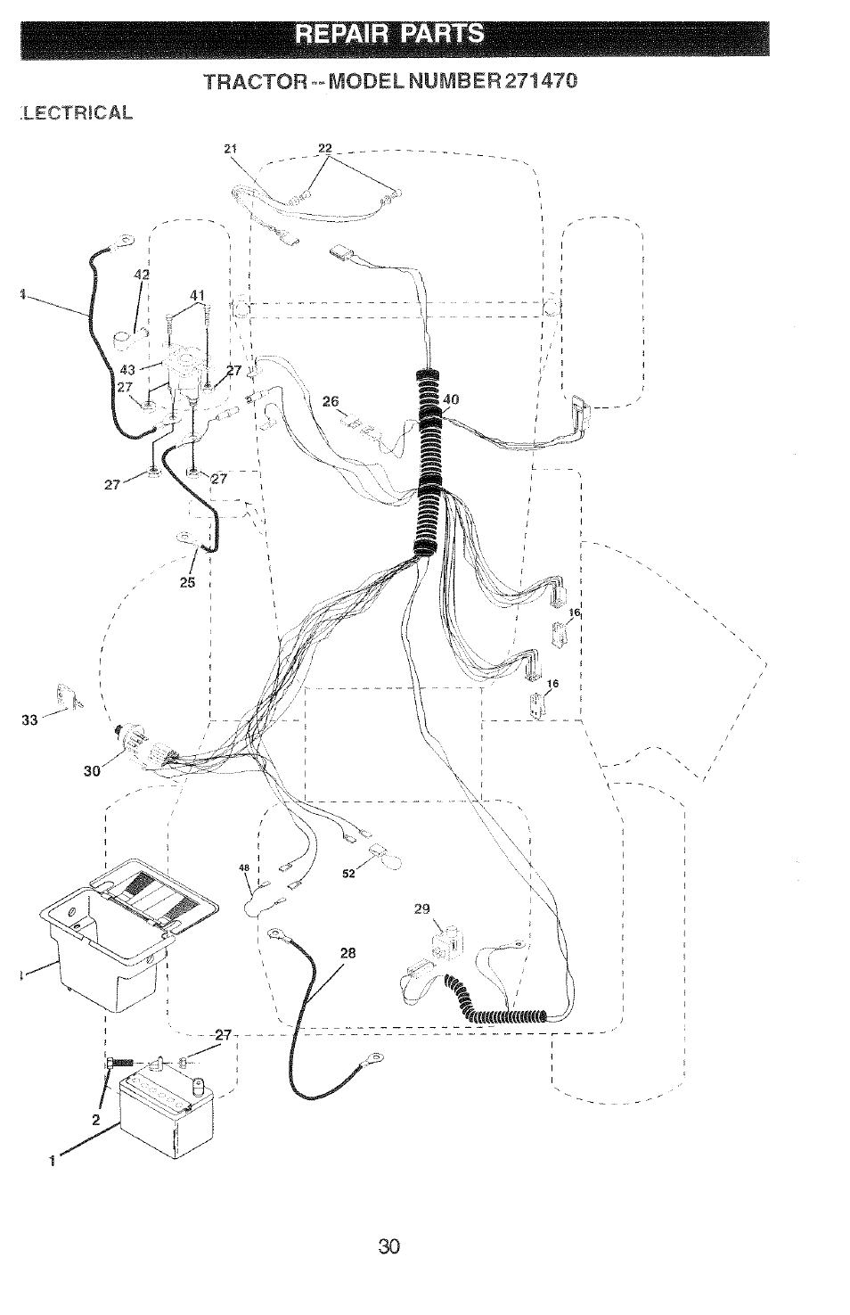 Repair parts | Poulan 2000-11 User Manual | Page 30 / 48