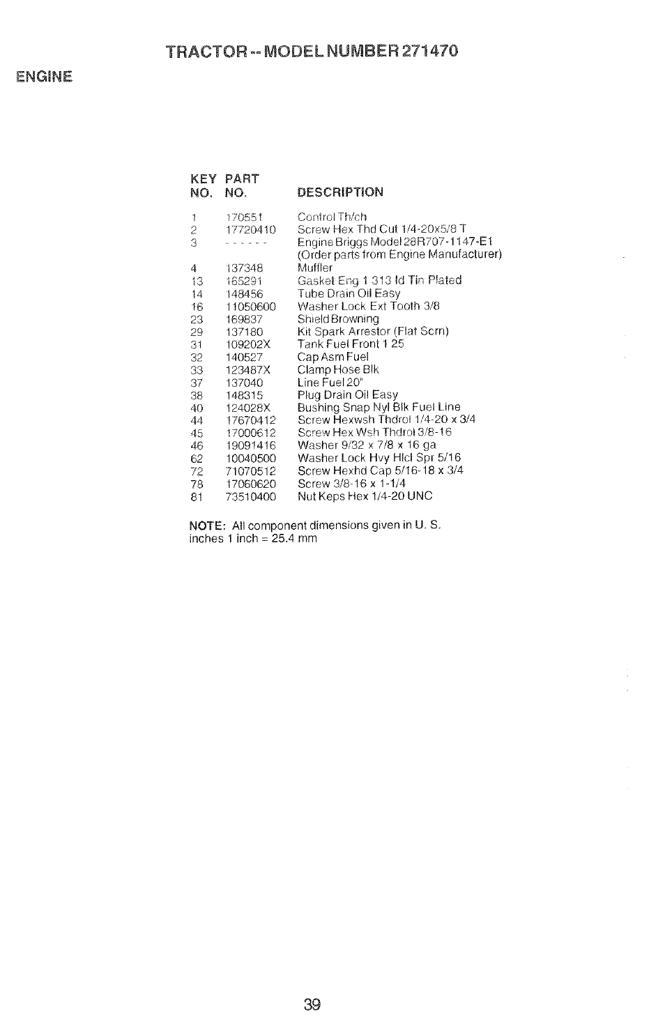 Engine | Poulan 2000-11 User Manual | Page 39 / 48
