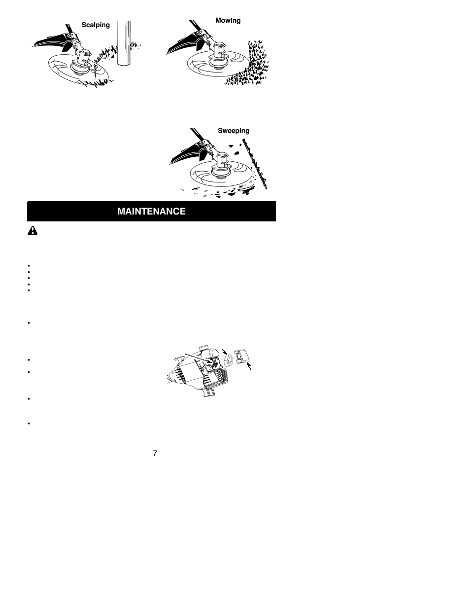 Maintenance | Poulan 530163413 User Manual | Page 7 / 12