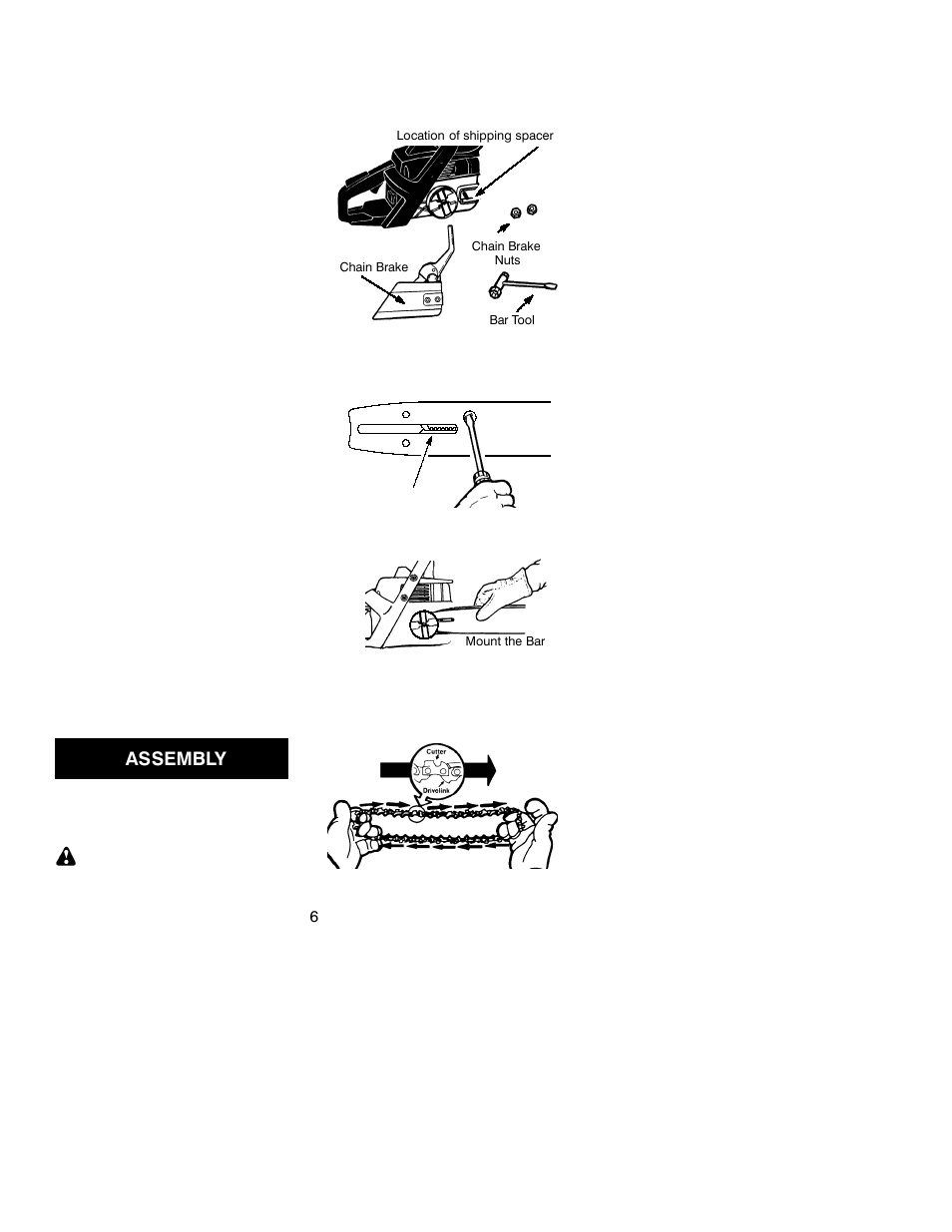 Assembly | Poulan 530163637 User Manual | Page 6 / 18