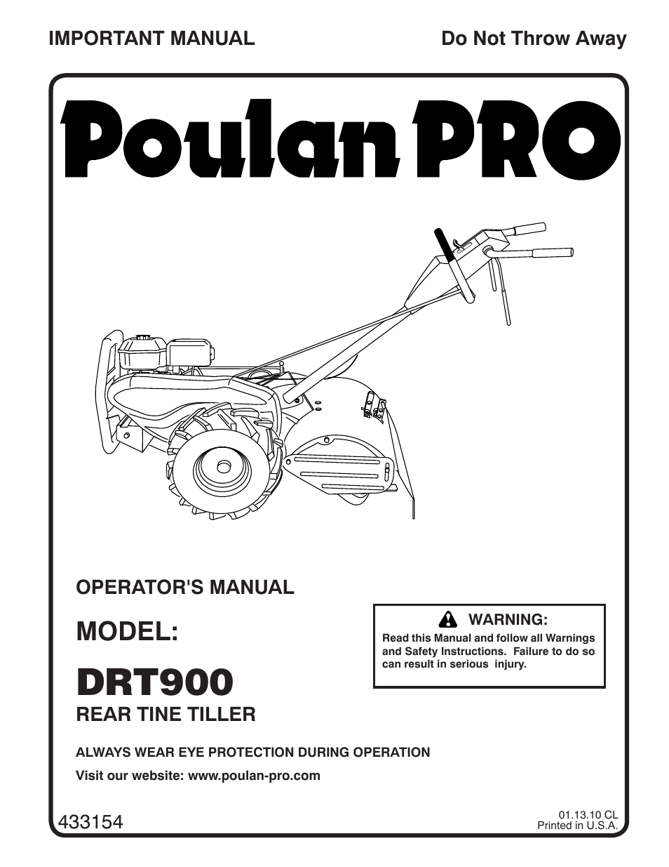 Poulan 433154 User Manual | 22 pages