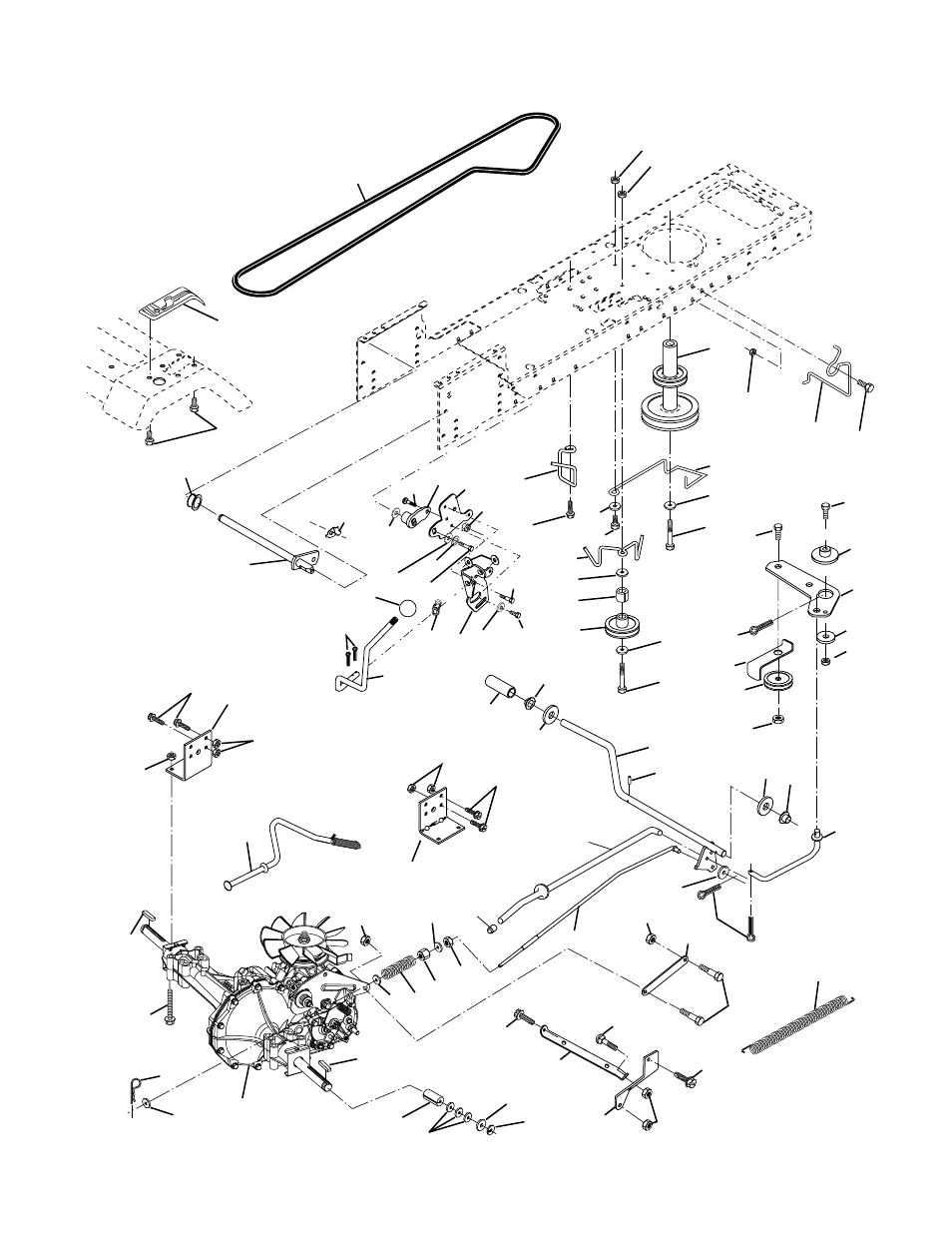 Tractor - - model number prk17h42sta, Drive | Poulan 177580 User Manual | Page 32 / 48