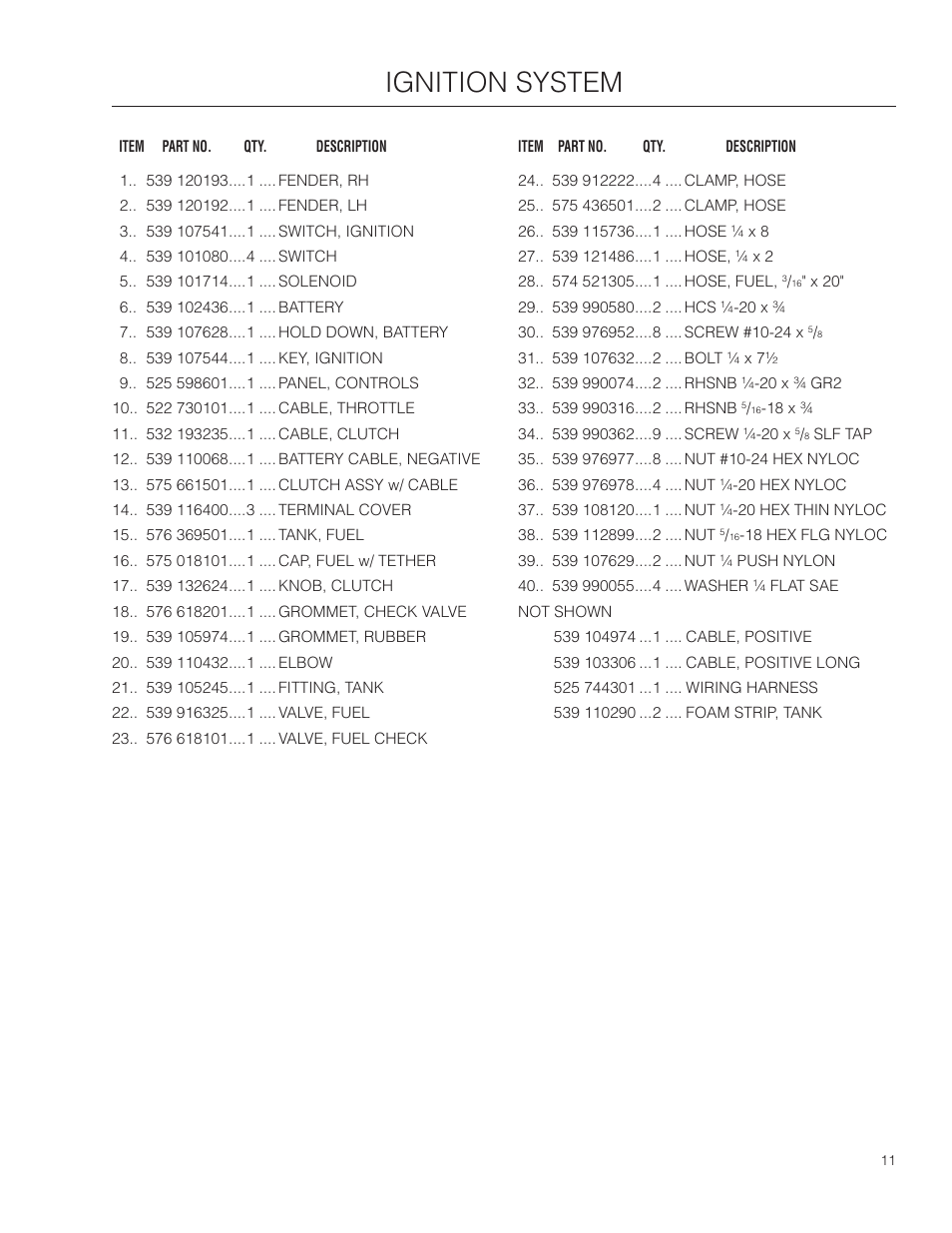 Ignition system | Poulan 301ZX User Manual | Page 11 / 24