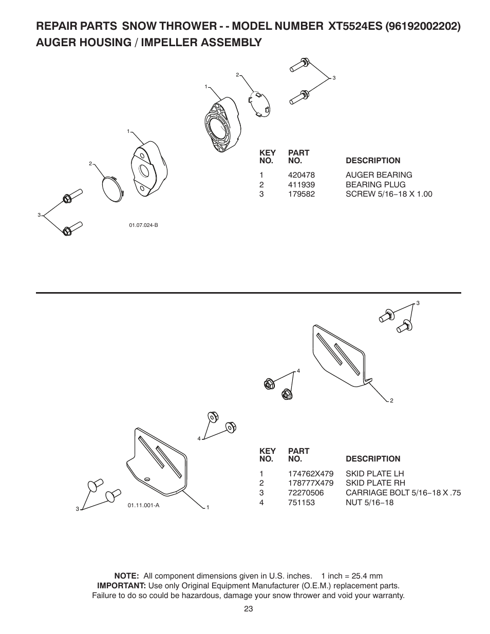 Poulan 422083 User Manual | Page 23 / 40