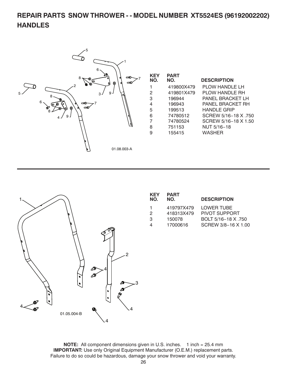 Poulan 422083 User Manual | Page 26 / 40