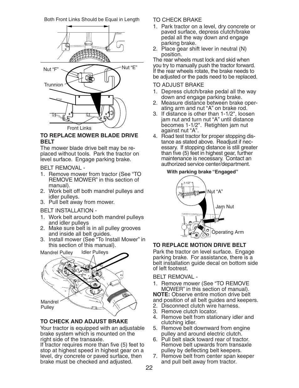 Poulan 193008 User Manual | Page 22 / 29