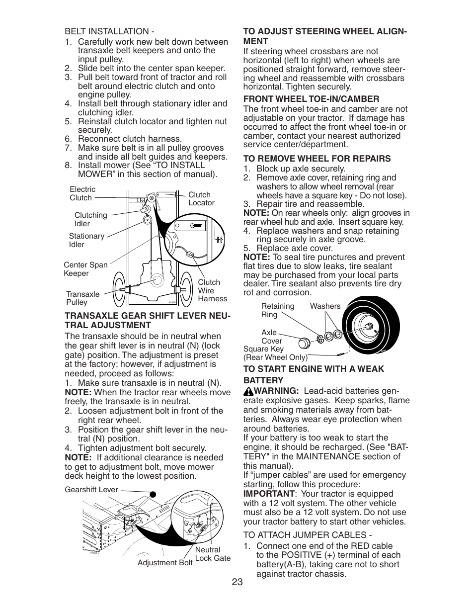 Poulan 193008 User Manual | Page 23 / 29