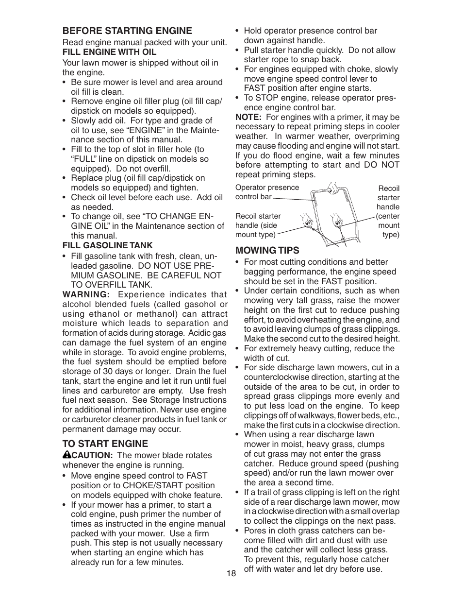 Poulan 172777 User Manual | Page 18 / 24