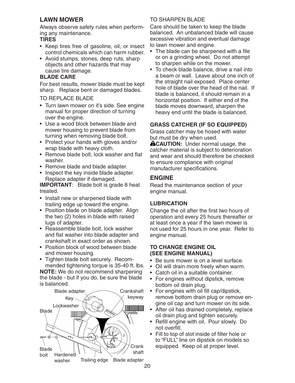 Poulan 172777 User Manual | Page 20 / 24