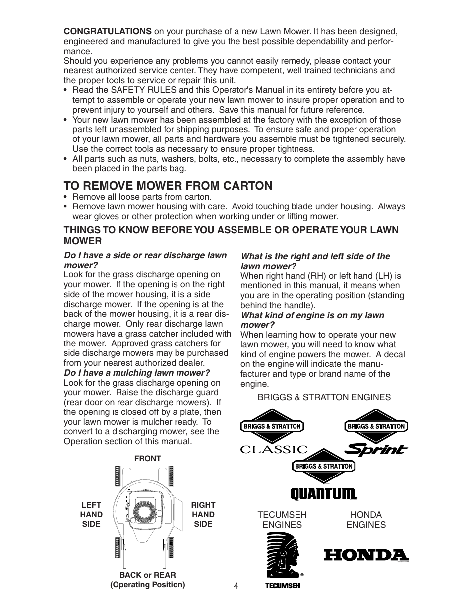 Poulan 172777 User Manual | Page 4 / 24