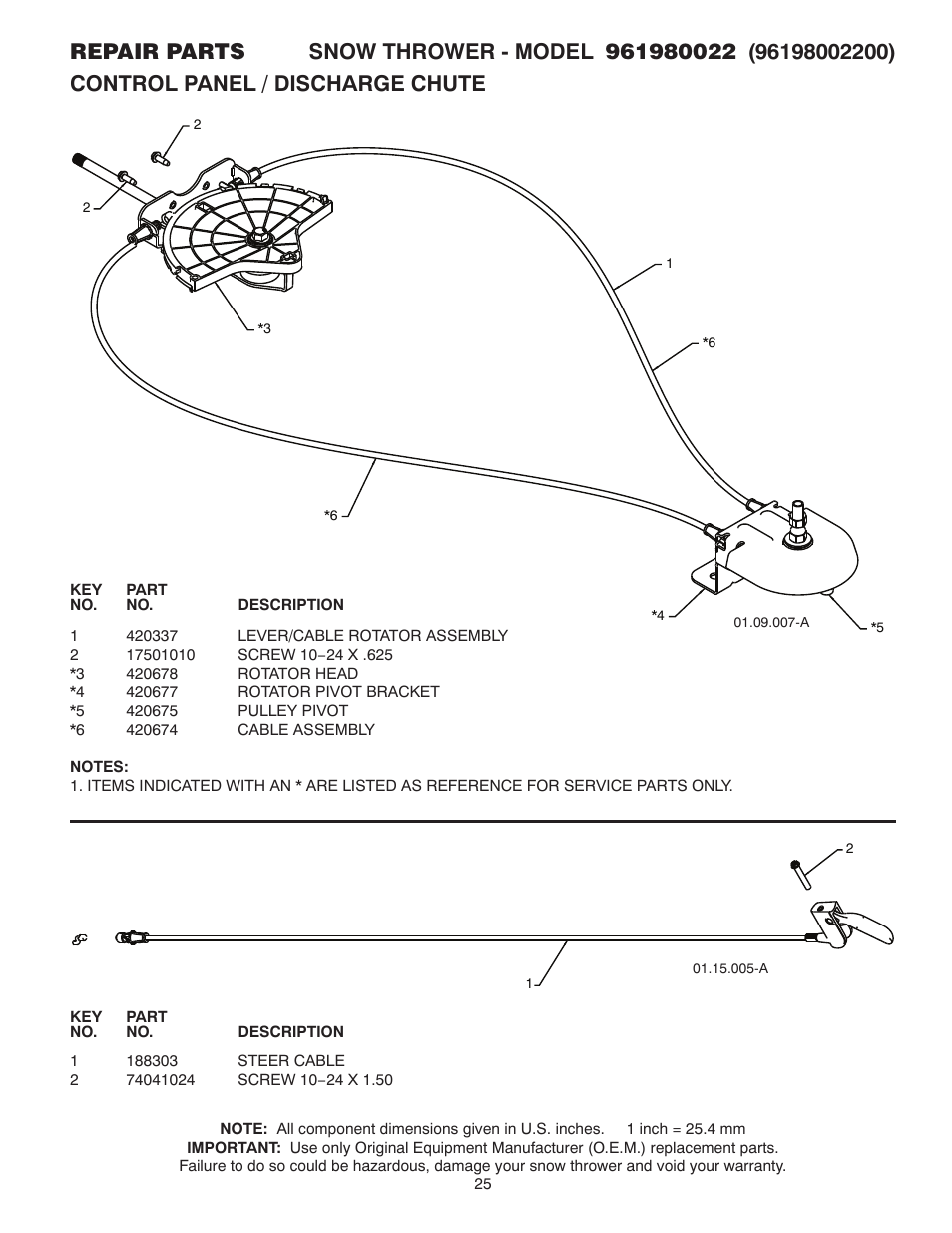 Poulan 961980022 User Manual | Page 25 / 40