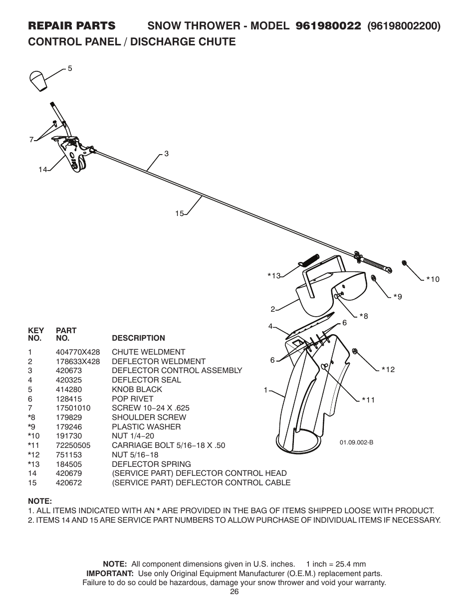 Poulan 961980022 User Manual | Page 26 / 40