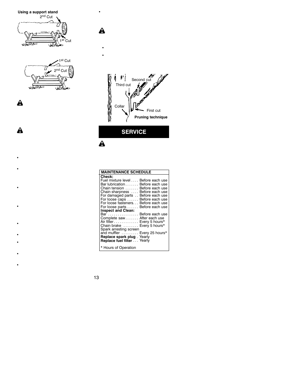 Service | Poulan 2003-06 User Manual | Page 13 / 18