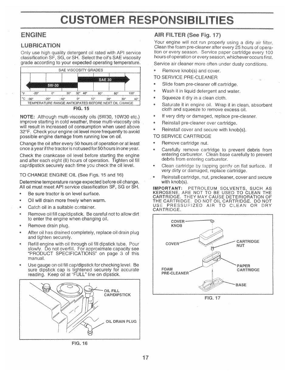 Rubtojvifp responsibmjtifb, I up.h'ii a rsufw | Poulan 160886 User Manual | Page 17 / 46