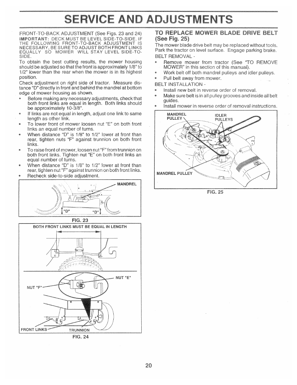 Fi/ nept.agfc hswwr-l-i ti s.hmt, iitl i, Seis fiq ¿'t, Sebvicf and adh ?^tivients | 1 ____lt | Poulan 160886 User Manual | Page 20 / 46