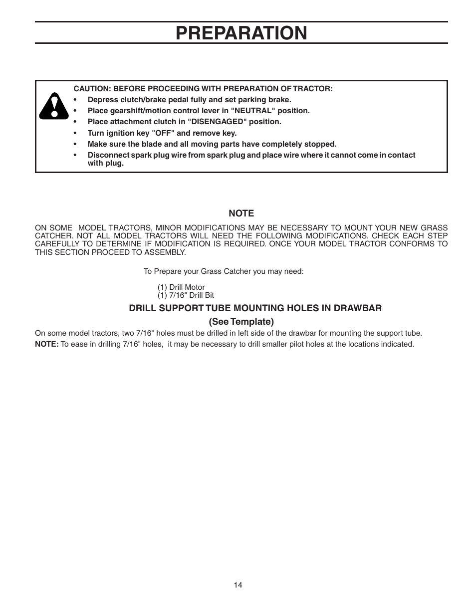 Preparation | Poulan 954 04 06-06 User Manual | Page 14 / 19