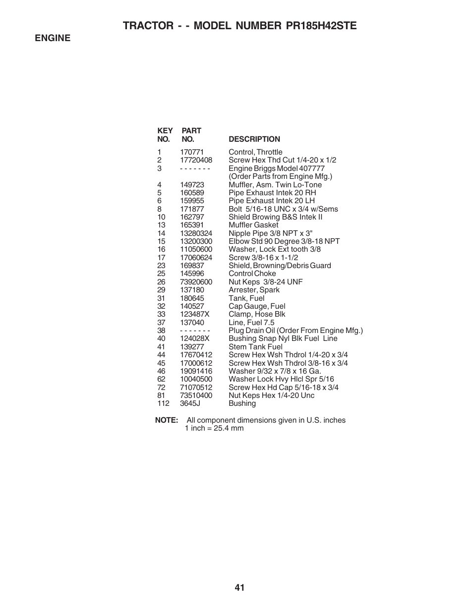 Poulan 180241 User Manual | Page 41 / 48