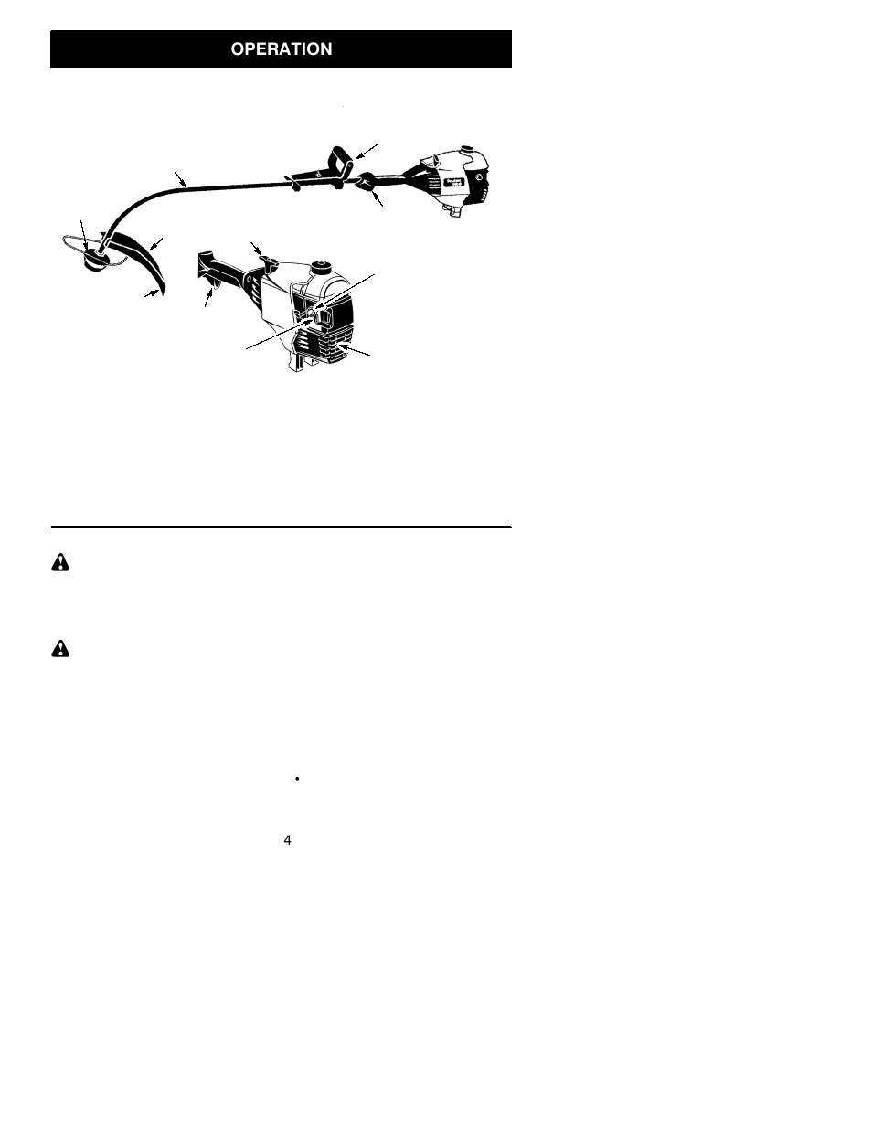 Operation | Poulan 530163414 User Manual | Page 4 / 12