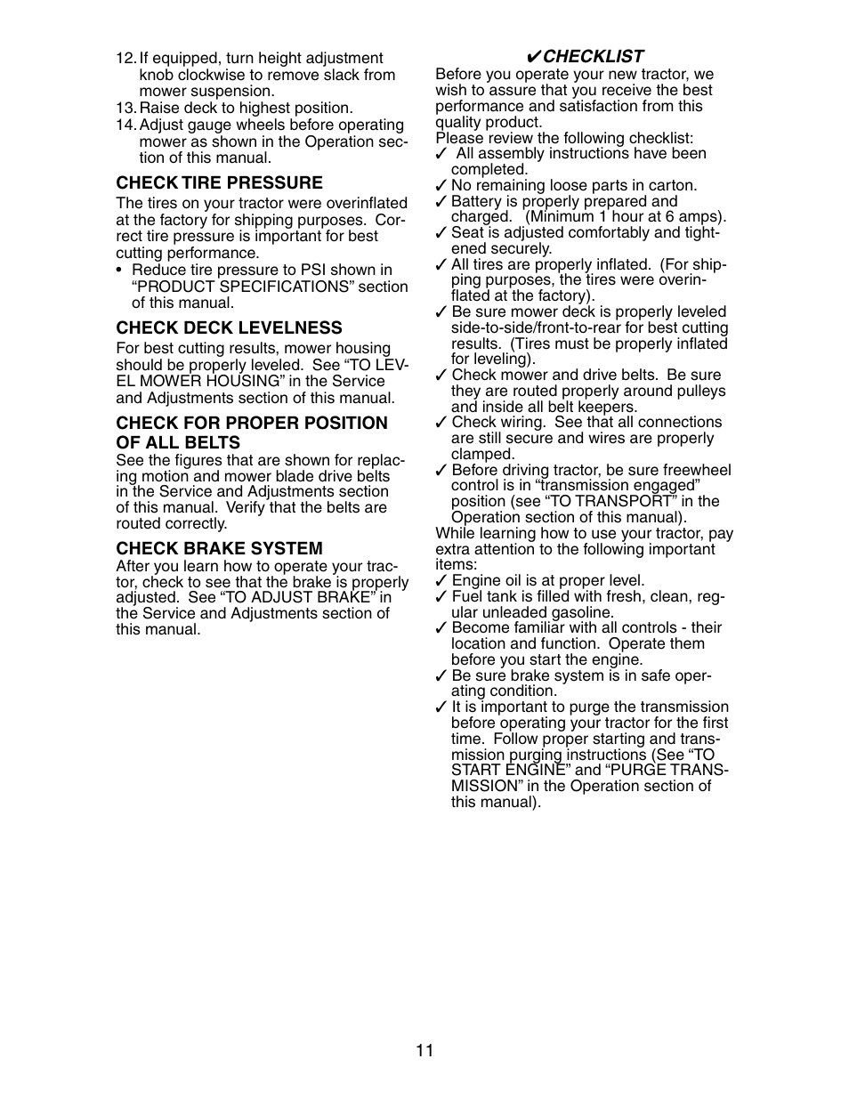 Poulan 191491 User Manual | Page 11 / 33