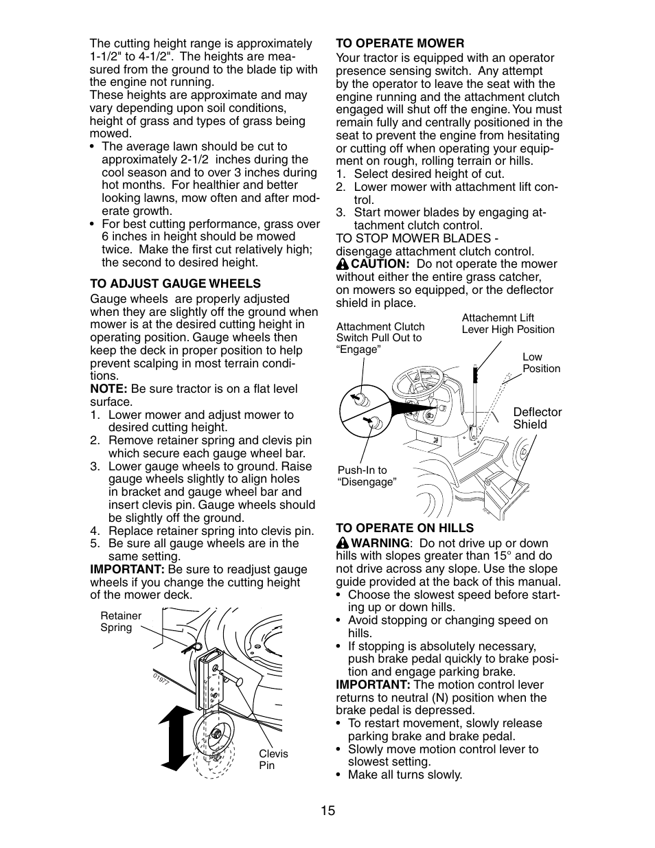Poulan 191491 User Manual | Page 15 / 33