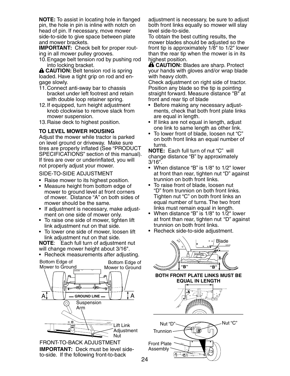 Poulan 191491 User Manual | Page 24 / 33
