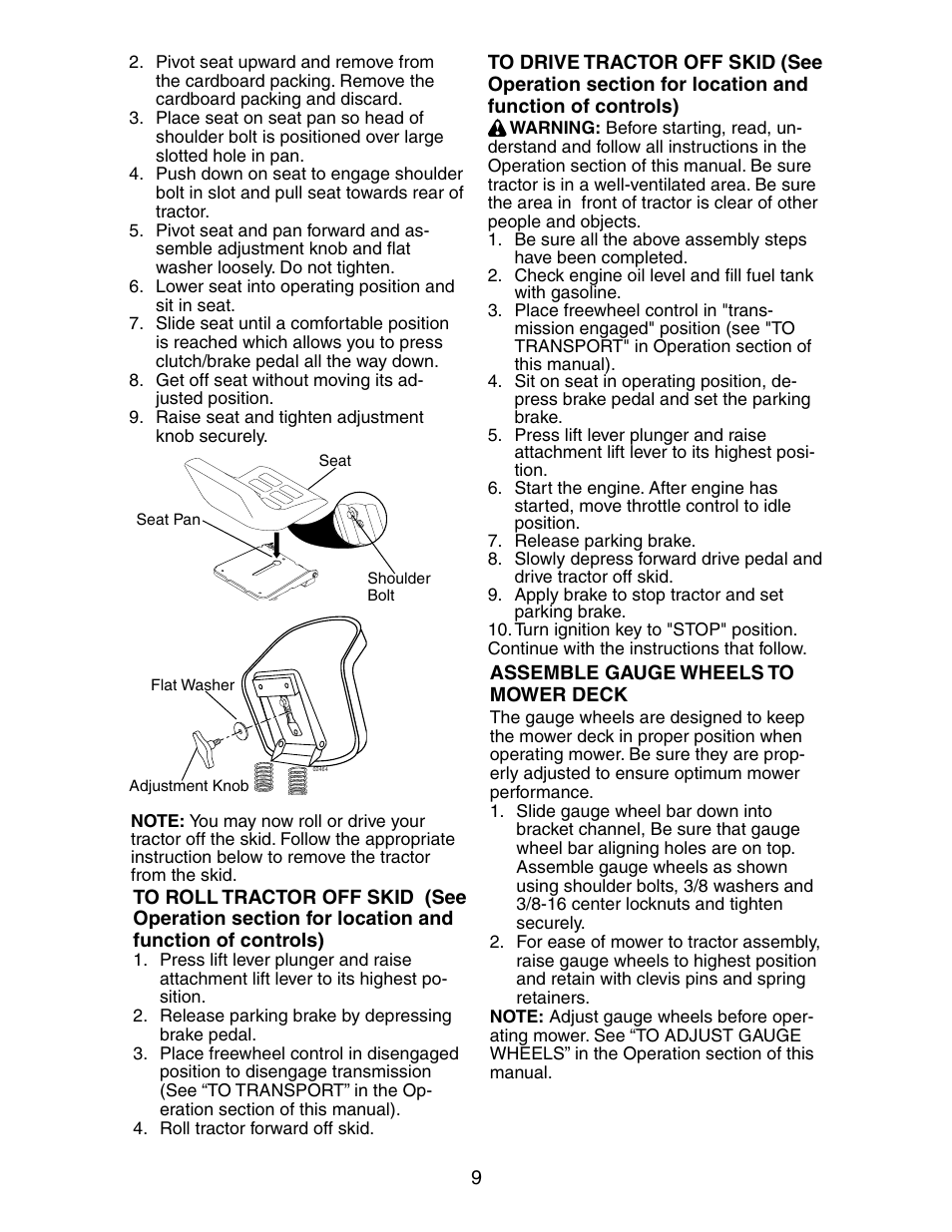 Poulan 191491 User Manual | Page 9 / 33