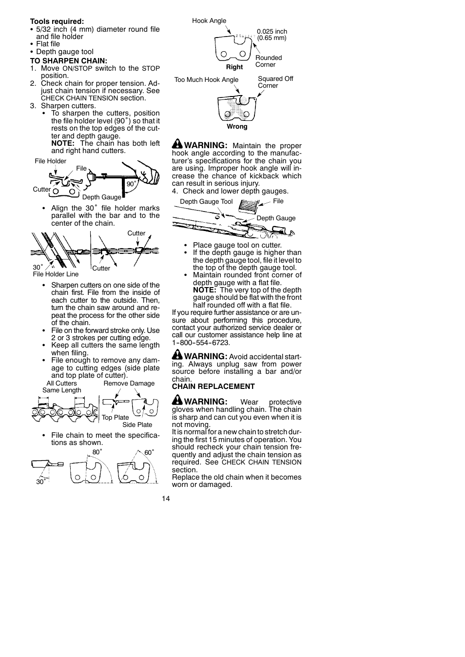 Poulan Pro PP400E User Manual | Page 14 / 17