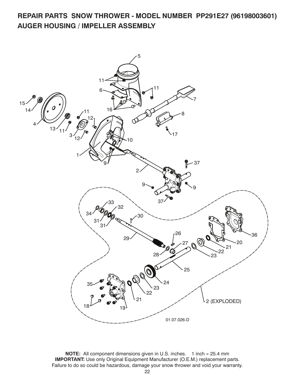 Poulan 437390 User Manual | Page 22 / 40